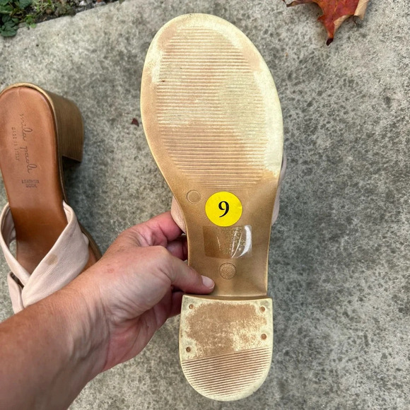 Mila  Paoli pink twist platform sandals, size 9 - Picture 11 of 11